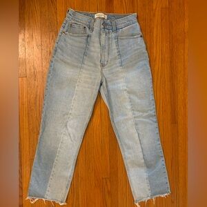 The Ankle Straight Ultra High Rise Jeans (Short)